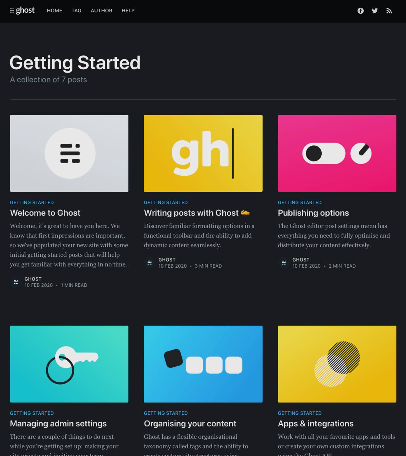 Ghost Admin Area Ghost Admin Area